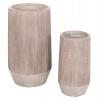 ΣΕΤ 2ΤΜΧ ΓΛΑΣΤΡΕΣ ΚΥΛΙΝΔΡΟΙ ΣΕΙΡΑ GARDENER HM4727 FIBERCLAY-ΧΡΩΜΑ CEMENT Φ36x63.5Υεκ