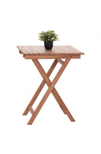ΤΡΑΠΕΖΙ ΣΚΗΝΟΘΕΤΗ ΤΕΤΡΑΓΩΝΟ HEIDEL HM18121 ΞΥΛΟ TEAK--ΦΥΣΙΚΟ 60x60x75Υεκ.
