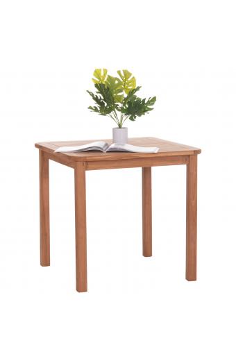 ΤΡΑΠΕΖΙ ΤΕΤΡΑΓΩΝΟ PRESSCOT HM18122 ΞΥΛΟ TEAK--ΦΥΣΙΚΟ 80x80x76Υεκ.