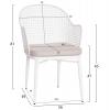 ΣΕΤ LOUNGE 3TMX ΕΞ.ΧΩΡΟΥ OREGO HM21107.02 ΑΛΟΥΜΙΝΙΟ & ΜΕΤΑΛΛΟ ΣΕ ΛΕΥΚΟ
