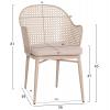ΣΕΤ LOUNGE 3TMX ΕΞ.ΧΩΡΟΥ OREGO HM21107.03 ΑΛΟΥΜΙΝΙΟ & ΜΕΤΑΛΛΟ ΣΕ ΚΑΠΟΥΤΣΙΝΟ