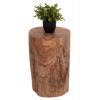 ΒΟΗΘΗΤΙΚΟ ΤΡΑΠΕΖΑΚΙ/ΣΚΑΜΠΟ TRONCO HM9374.21 ΞΥΛΟ TEAK--ΦΥΣΙΚΟ Φ30x45Υεκ.