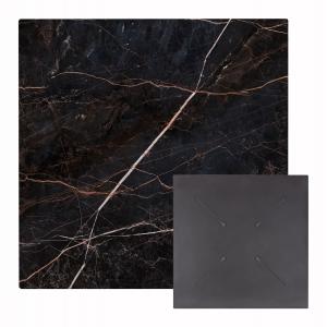 ΕΠΙΦΑΝΕΙΑ ΤΡΑΠΕΖΙΟΥ ΤΕΤΡΑΓΩΝΗ HPL HM5838.34 ΜΑΥΡΟ ΜΑΡΜΑΡΟ 70x70εκ