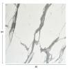 ΕΠΙΦΑΝΕΙΑ ΤΡΑΠΕΖΙΟΥ ΤΕΤΡΑΓΩΝΗ HPL HM5839.31 WHITE MARBLE 80x80εκ