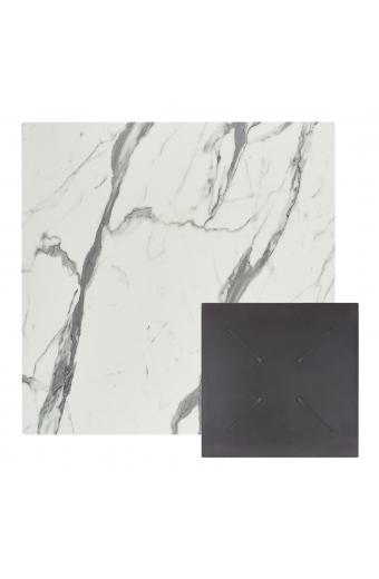 ΕΠΙΦΑΝΕΙΑ ΤΡΑΠΕΖΙΟΥ ΤΕΤΡΑΓΩΝΗ HPL HM5839.31 WHITE MARBLE 80x80εκ