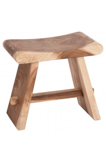 ΒΟΗΘΗΤΙΚΟ ΣΚΑΜΠΟ SADEL HM18294 ΞΥΛΟ SUAR--ΦΥΣΙΚΟ 50x30x45Υεκ.