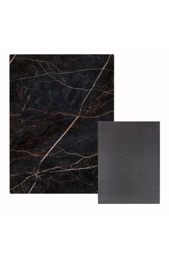 ΕΠΙΦΑΝΕΙΑ ΤΡΑΠΕΖΙΟΥ HPL ΟΡΘΟΓΩΝΙΑ HM6350.34 BLACK MARBLE 60x80εκ.