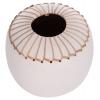 ΕΠΙΤΡΑΠΕΖΙΟ ΔΙΑΚΟΣΜΗΤΙΚΟ ΒΑΖΟ LENNOX HM4675.02L TΕΡΑΚΟΤΑ ΣΕ ΛΕΥΚΟ--Φ22x20Υεκ.
