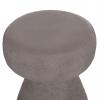 ΣΚΑΜΠΟ ΣΤΡΟΓΓΥΛΟ INTERON HM18171.03 FIBER CEMENT ΣΕ ΓΚΡΙ--Φ34x39Υεκ.