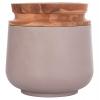ΔΙΑΚΟΣΜΗΤΙΚΟ ΒΑΖΟ ΔΑΠΕΔΟΥ LINTER HM4662.05L FIBER CEMENT ΓΚΡΙ ΜΑΤ--ΞΥΛΟ ΤΕΑΚ Φ41x47Υεκ