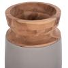 ΔΙΑΚΟΣΜΗΤΙΚΟ ΒΑΖΟ ΔΑΠΕΔΟΥ LINTER HM4662.03S FIBER CEMENT ΓΚΡΙ--ΞΥΛΟ ΤΕΑΚ Φ34x60Υεκ.