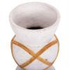 ΔΙΑΚΟΣΜΗΤΙΚΟ ΒΑΖΟ ΔΑΠΕΔΟΥ MAYNARD HM4672.02S FIBER CEMENT ΛΕΥΚΟ--RATTAN Φ27.5x50Υεκ