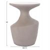 ΤΡΑΠΕΖΙ ΒΟΗΘΗΤΙΚΟ REBON HM18156.03S FIBER CEMENT ΣΕ ΓΚΡΙ--Φ27.5x50Υεκ.