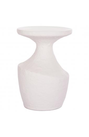 ΤΡΑΠΕΖΙ ΒΟΗΘΗΤΙΚΟ REBON HM18156.02L FIBER CEMENT ΣΕ ΛΕΥΚΟ--Φ40x56.5Υεκ.