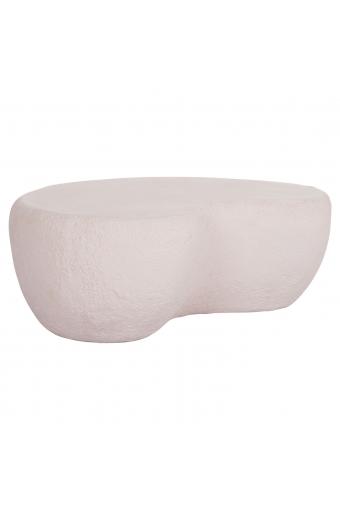 ΤΡΑΠΕΖΙ ΣΑΛΟΝΙΟΥ GERSON HM18151.02L FIBER CEMENT ΣΕ ΛΕΥΚΟ--122x78,5x40Υεκ.