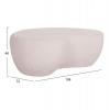 ΤΡΑΠΕΖΙ ΣΑΛΟΝΙΟΥ GERSON HM18151.02S FIBER CEMENT ΣΕ ΛΕΥΚΟ--104x72x40Υεκ.