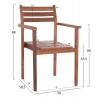 ΠΟΛΥΘΡΟΝΑ KEMPO HM6358 ΞΥΛΟ TEAK ΣΕ ΦΥΣΙΚΟ--58x58,5x88Υεκ.