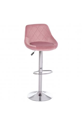ΣΚΑΜΠΟ ΜΠΑΡ ROSE HM204.42 ΜΕ ΑΜΟΡΤΙΣΕΡ ΧΡΩΜΙΟΥ & ΣΑΠΙΟ ΜΗΛΟ ΒΕΛΟΥΔΟ 48x45x105Υεκ.