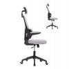 ΚΑΡΕΚΛΑ ΓΡΑΦΕΙΟΥ BASTON HM18236.02 ΓΚΡΙ MESH & ΜΑΥΡΟ PP ΣΚΕΛΕΤΟΣ 64x60x127Υεκ.