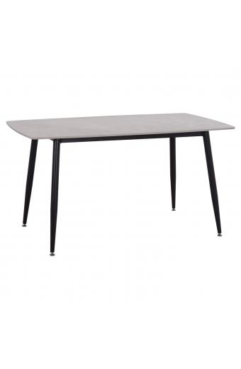 ΤΡΑΠΕΖΙ RAVEN HM18149.13 ΚΕΡΑΜΙΚΟ TOP ΜΕ ΟΨΗ ΓΚΡΙ ΜΑΡΜΑΡΟ 140x80x74Υεκ.