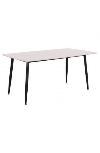 ΤΡΑΠΕΖΙ RAVEN HM18150.01 ΚΕΡΑΜΙΚΟ TOP ΜΕ ΟΨΗ ΛΕΥΚΟ ΜΑΡΜΑΡΟ 160x80x74Υεκ.