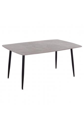 ΤΡΑΠΕΖΙ RAVEN HM18150.13 ΚΕΡΑΜΙΚΟ TOP ΜΕ ΟΨΗ ΓΚΡΙ ΜΑΡΜΑΡΟ 160x80x74Υεκ.