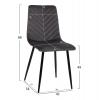ΣΕΤ ΤΡΑΠΕΖΑΡΙΑΣ 5ΤΜΧ LATRELL HM21192 ΤΡΑΠΕΖΙ ΚΕΡΑΜΙΚΟ TOP-ΒΕΛΟΥΔΟ ΓΚΡΙ ΚΑΡΕΚΛΕΣ