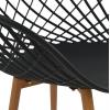 ΣΕΤ ΤΡΑΠΕΖΑΡΙΑΣ 5ΤΜΧ ARIADNE HM21174 MDF TOP & ΠΟΛΥΠΡΟΠΥΛΕΝΙΟ ΣΕ ΜΑΥΡΟ