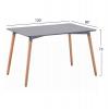 ΣΕΤ ΤΡΑΠΕΖΑΡΙΑΣ 5ΤΜΧ VEGAS HM21177 MDF TOP ΣΕ ΓΚΡΙ--ΥΦΑΣΜΑ ΣΕ ΓΚΡΙ
