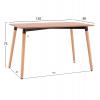 ΣΕΤ ΤΡΑΠΕΖΑΡΙΑΣ 5ΤΜΧ VEGAS HM21180 MDF TOP ΣΕ ΦΥΣΙΚΟ--ΥΦΑΣΜΑ ΜΠΕΖ