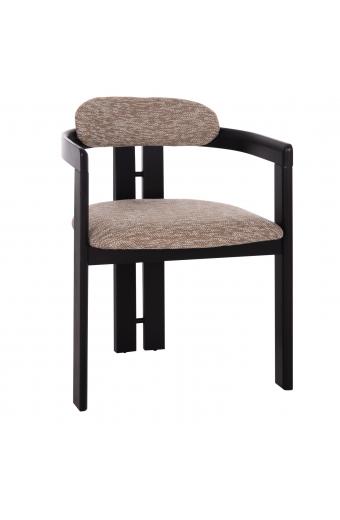 ΠΟΛΥΘΡΟΝΑ ΤΡΑΠΕΖΑΡΙΑΣ KALL HM18247.02 ΚΑΦΕ ΥΦΑΣΜΑ--PLYWOOD ΣΕ ΜΑΥΡΟ 56x45x73Υεκ