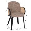 ΠΟΛΥΘΡΟΝΑ ΤΡΑΠΕΖΑΡΙΑΣ BECKER HM18246.03 PLYWOOD ΜΑΥΡΟ--ΚΑΦΕ ΥΦΑΣΜΑ 54x62x79Υεκ.
