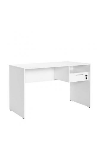 Γραφείο εργασίας Concept I pakoworld σε λευκή diamont απόχρωση 120x60x75εκ