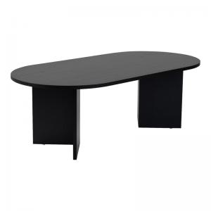 Τραπέζι σαλονιού Tabletod pakoworld σε μαύρη απόχρωση 119x60x40εκ