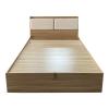 Κρεβάτι Akvare pakoworld διπλό mdf σε φυσική απόχρωση 150x200εκ