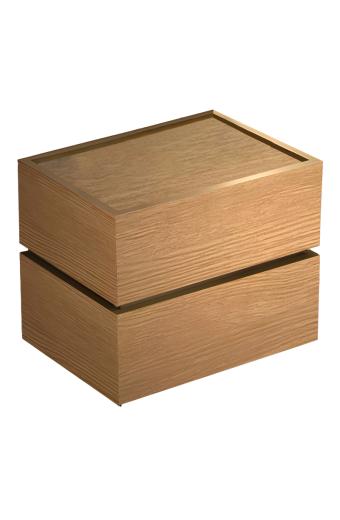 Κομοδίνο Sonlen pakoworld mdf σε oak απόχρωση 60x40x44.5εκ