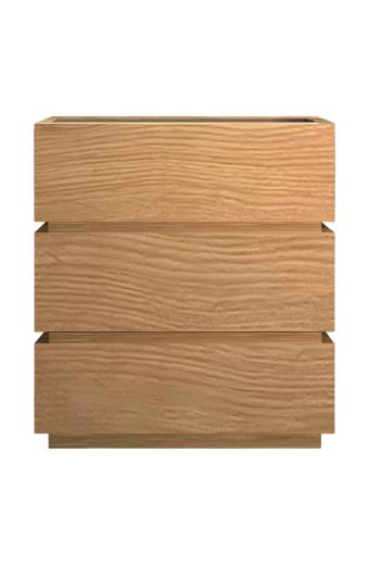 Κομοδίνο Sonlen pakoworld mdf σε oak απόχρωση 60x40x66εκ