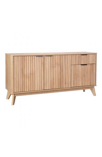 Μπουφές Hamea pakoworld mdf σε φυσική απόχρωση 150x39,5x73εκ