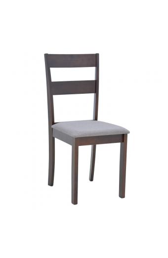 Καρέκλα Dallan  pakoworld σε καρυδί απόχρωση 40x47.5x89εκ