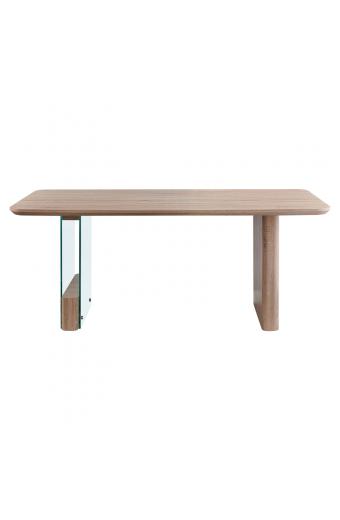 Tραπέζι Faghan pakoworld καφέ mdf 180x90x76εκ