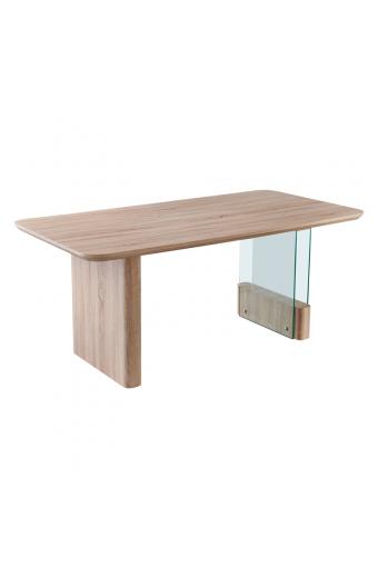 Tραπέζι Faghan pakoworld καφέ mdf 180x90x76εκ