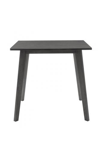 Τραπέζι Benson pakoworld MDF σε rustic grey απόχρωση 80x80x75εκ