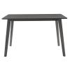Τραπέζι Benson pakoworld MDF σε rustic grey απόχρωση 120x75x75εκ