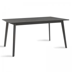 Τραπέζι Benson pakoworld MDF σε rustic grey απόχρωση 150x90x75εκ