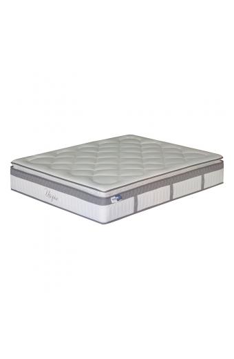 Στρώμα Utopia pakoworld pocket spring μονής όψης με ανώστρωμα 30-32cm 140x200εκ