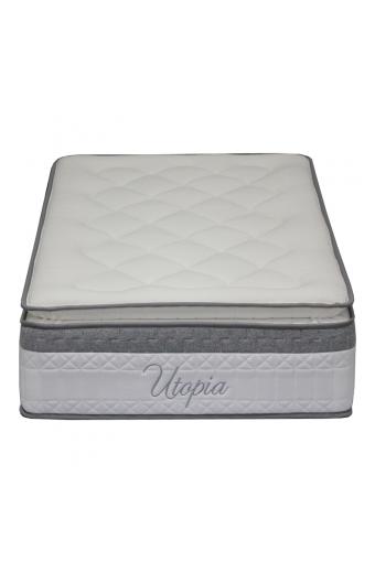 Στρώμα Utopia pakoworld pocket spring με ανώστρωμα 30-32cm 90x190εκ