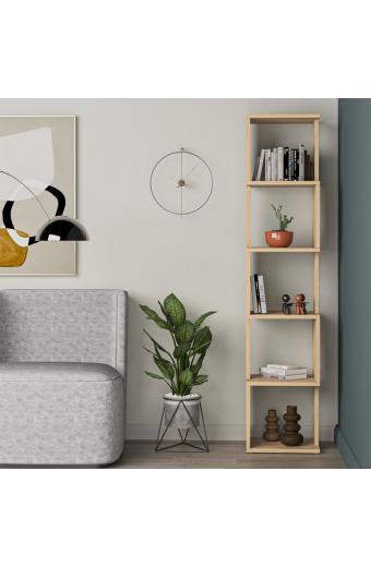 Βιβλιοθήκη - στήλη Piri pakoworld oak μελαμίνης 35x30x161εκ