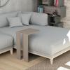 Βοηθητικό τραπέζι Muju pakoworld σε μόκα απόχρωση 40x30x57εκ