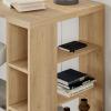 Γραφείο Colmar pakoworld σε oak απόχρωση 140x60x75εκ