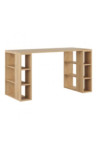 Γραφείο Colmar pakoworld σε oak απόχρωση 140x60x75εκ